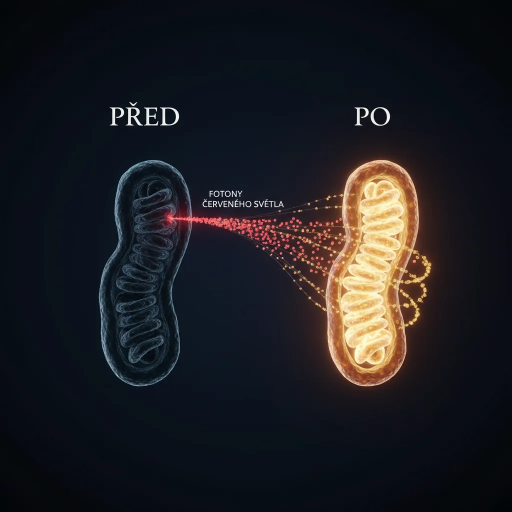 Aktivace mitochondrií červeným světlem
